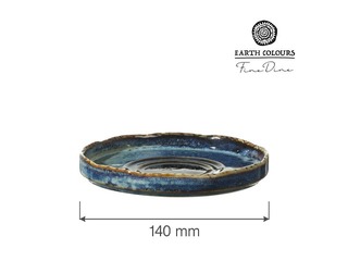 Saucer Eminence, Porcelain, Blue, 14cm