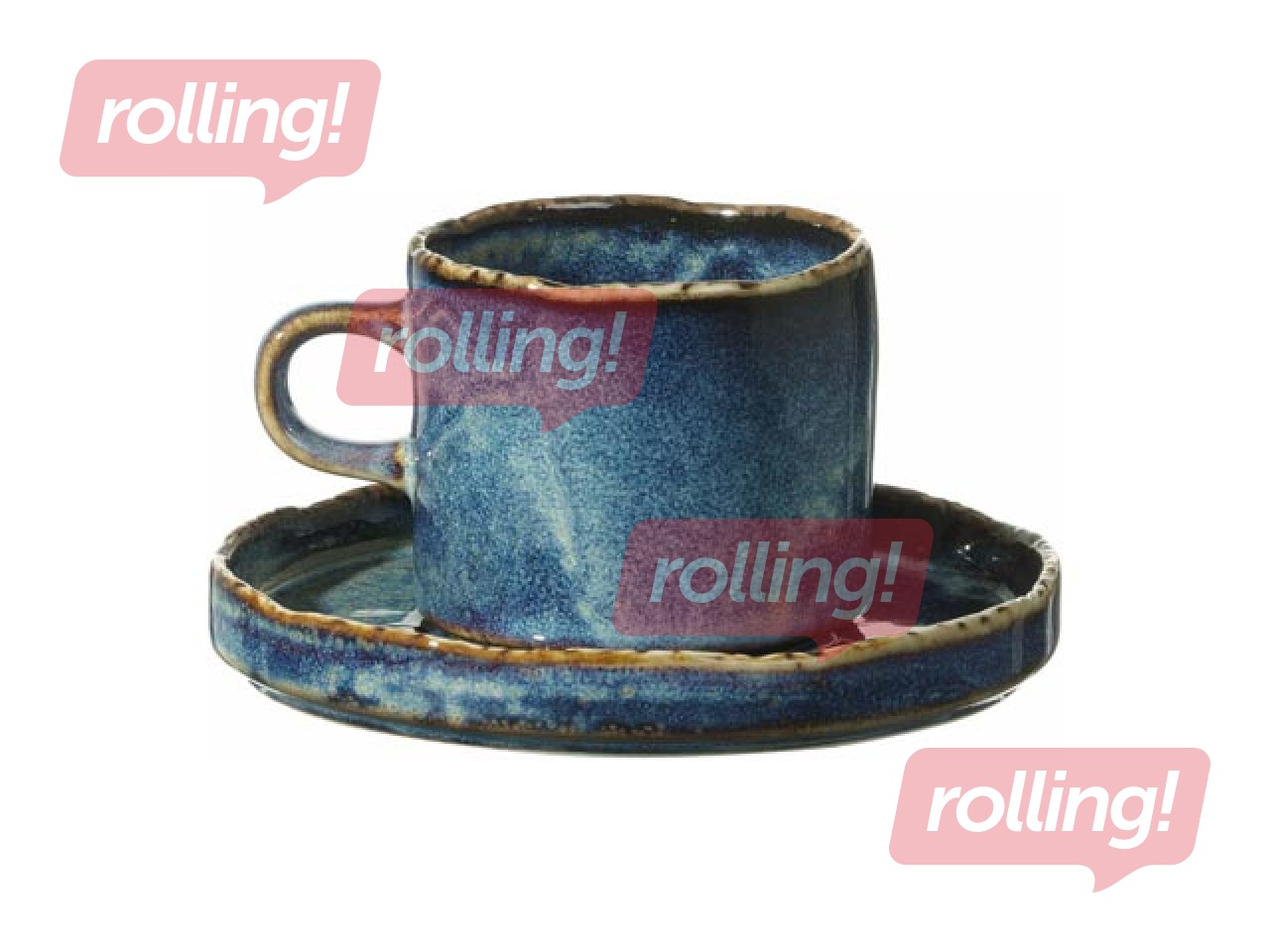 Saucer Eminence, Porcelain, Blue, 14cm