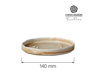 Apakštase Constancy, porcelāna, bēša, 14cm