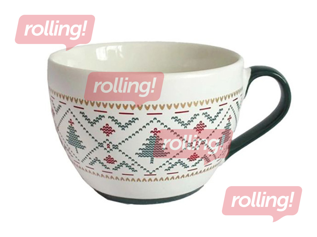 Mug Toro Christmas Design Trees, Ceramic, 470ml