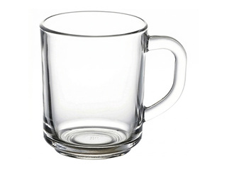 Kruus, klaas, läbipaistev, 250ml