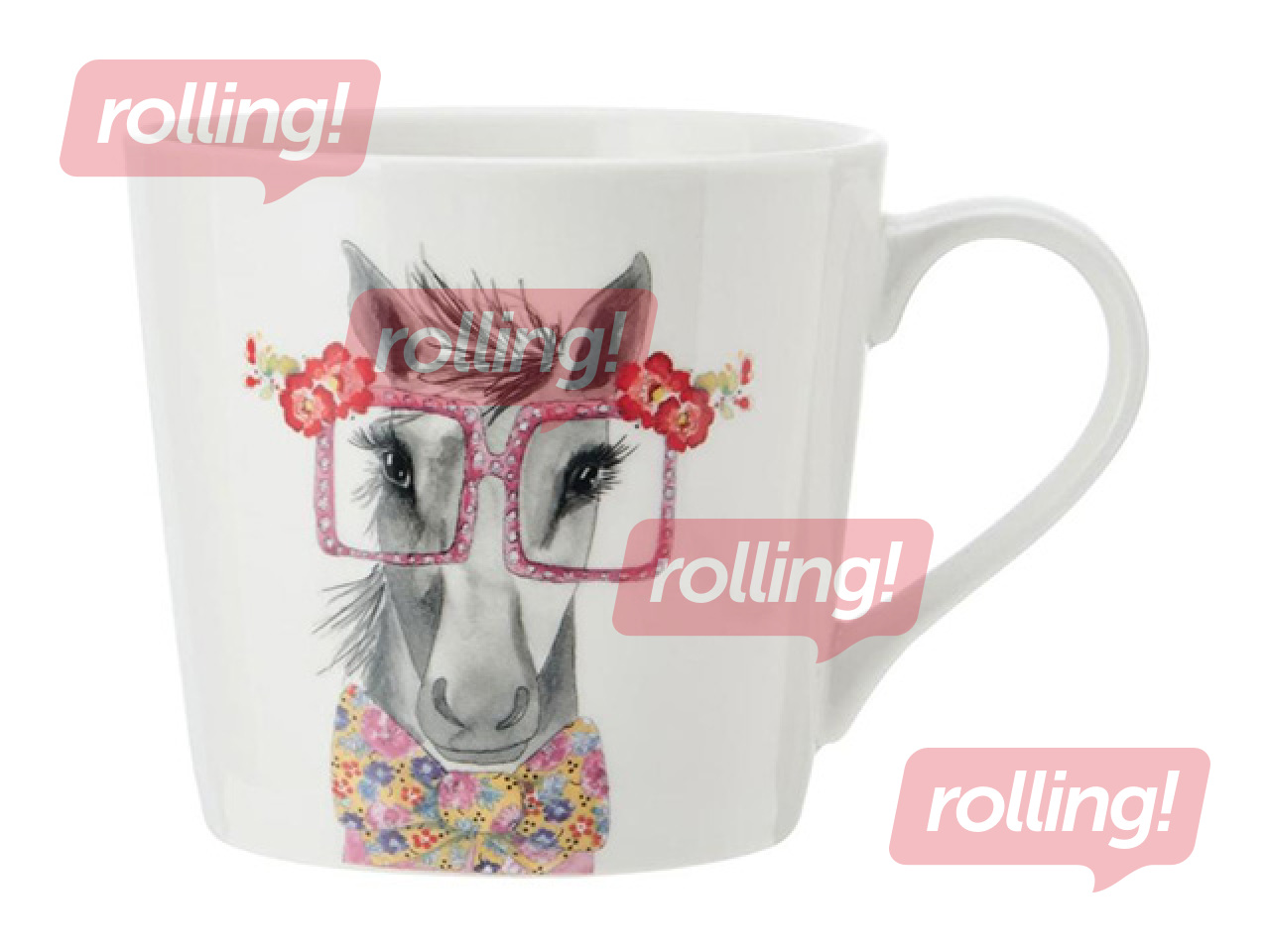 Krūze Mikasa Tipperleyhill Zirgs, porcelāna, 380ml