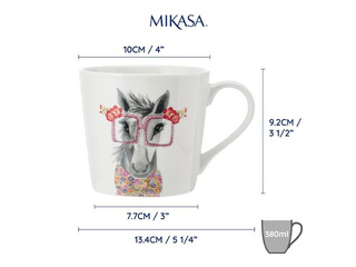 Krūze Mikasa Tipperleyhill Zirgs, porcelāna, 380ml