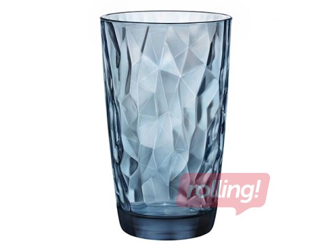 Glass of juice Diamond, 470ml, blue