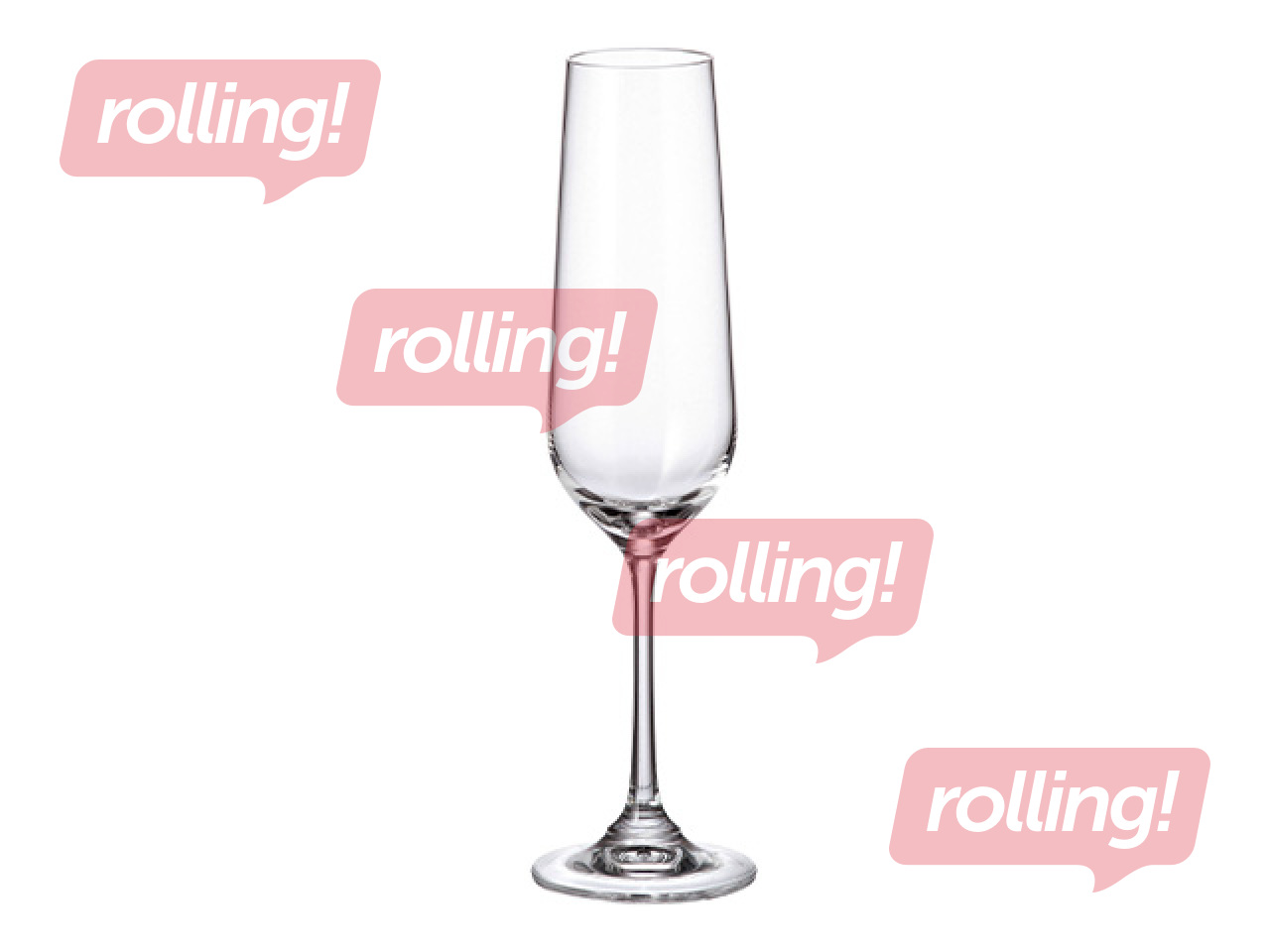 Бокалы для шампанского Strix, 200ml, 6 шт.