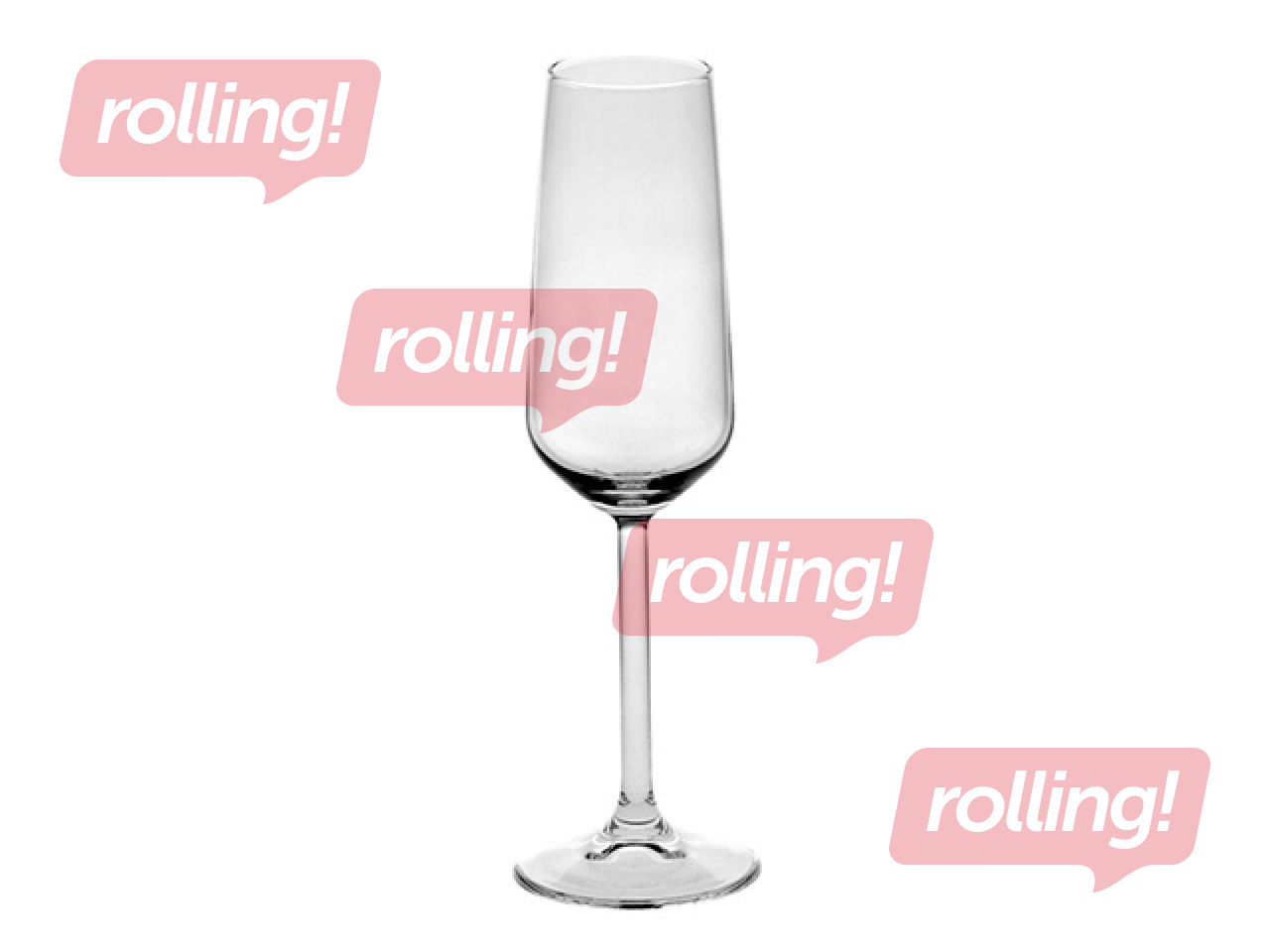 Glāzes Pasabahce, šampanieša, 195ml, 2 gab.