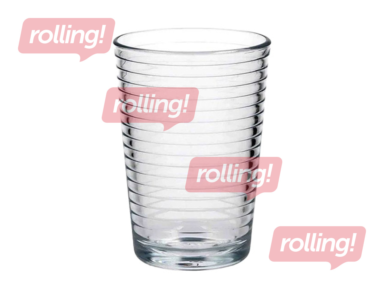 Glāzes, stikla, 210ml, 6 gab.