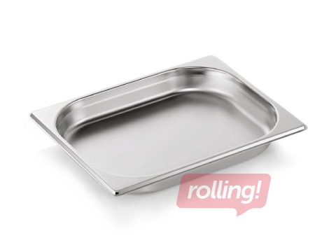 Gastro trauks GN, 1/2, WAS,  nerūsējošais tērauds, dziļums 40mm