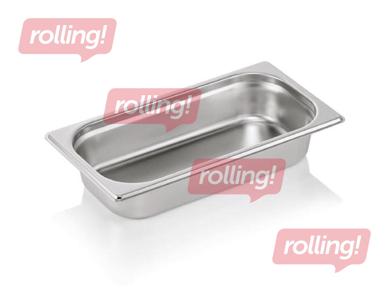 Gastro trauks GN, 1/3, WAS, nerūsējošais tērauds, dziļums 65mm