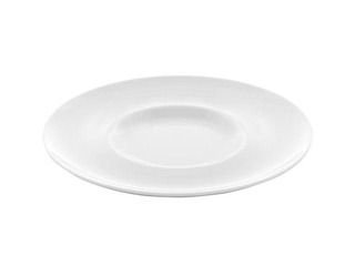 Saucer for sauce dish Bianco, white, 20cm