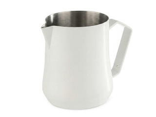 Milk jug APS Germany, stainless steel, white, 350ml