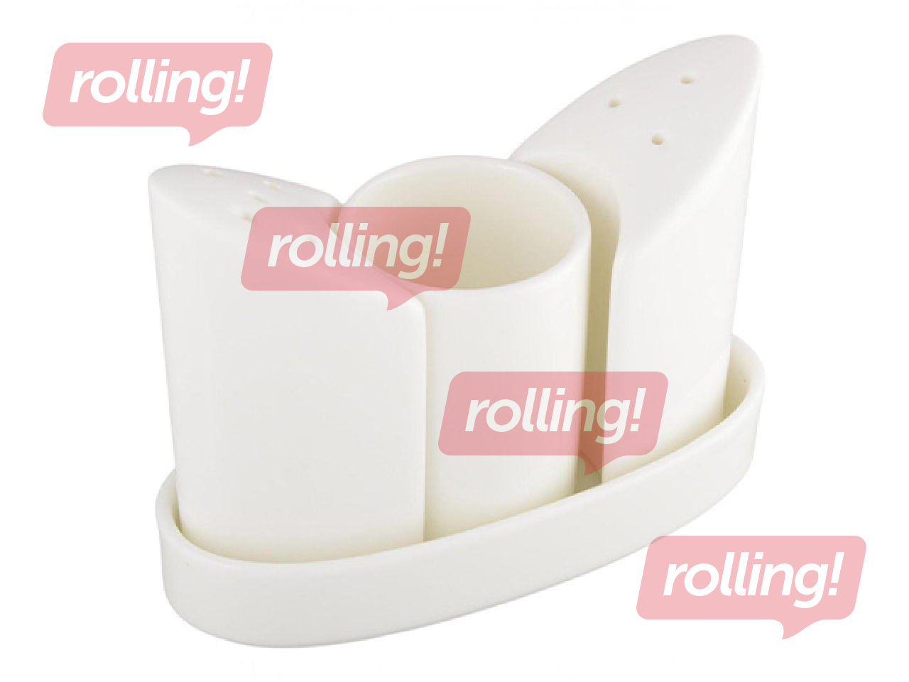 Sāls un piparu trauku komplekts Wilmax, porcelāna