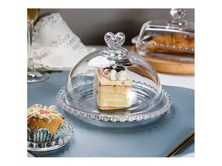 Servēšanas trauks Prymus-AGD, ar vāku, stikla, 19cm