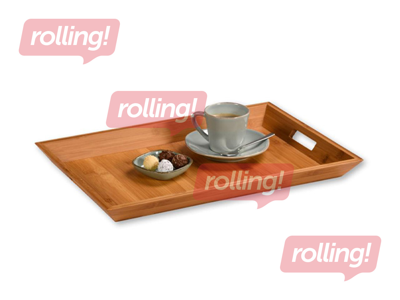 Поднос Kesper, бамбуковый, 52x33x4см