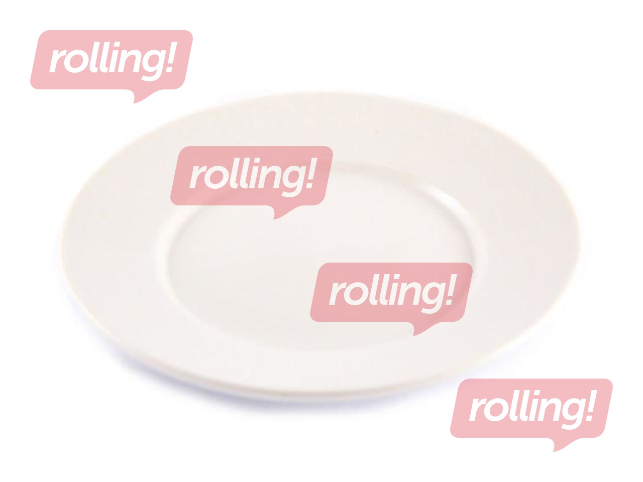 Plate Titan, porcelain, ø17cm, white