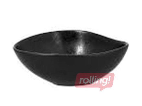 Bļoda Shaped, porcelāna, melna, 14x11cm, 270ml