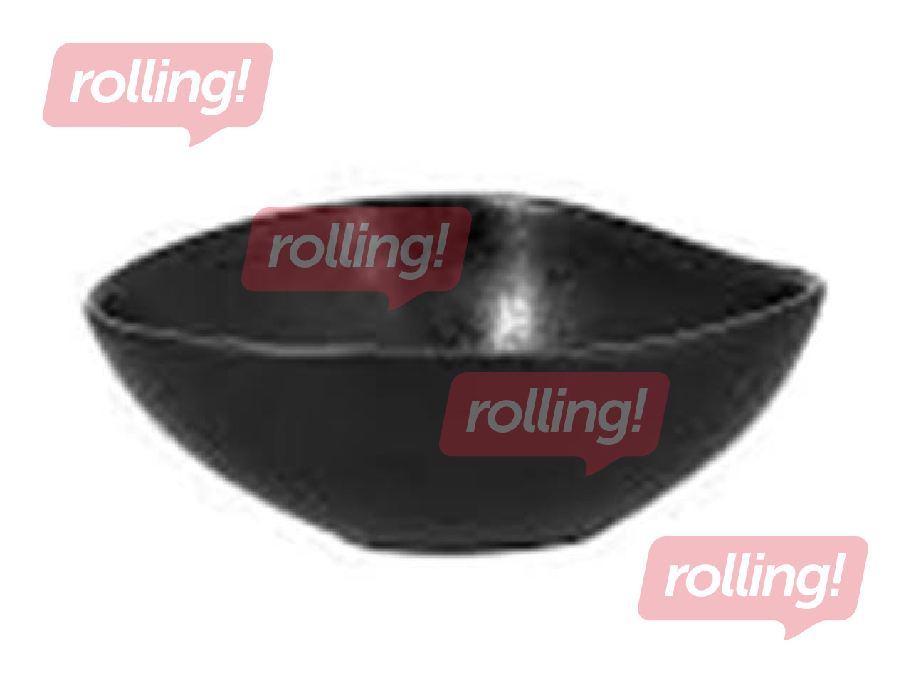 Bļoda Shaped, porcelāna, melna, 14x11cm, 270ml