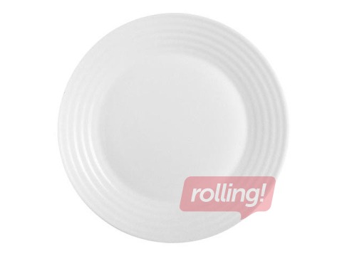 Šķīvis Luminarc, Harena, deserta, stikla, balts, 19cm