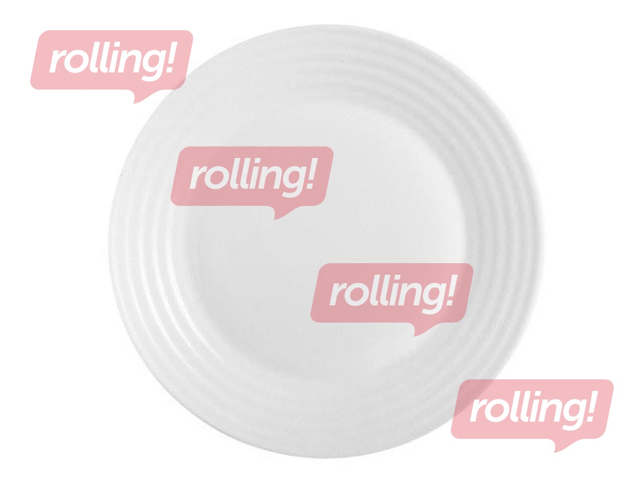 Šķīvis Luminarc, Harena, deserta, stikla, balts, 19cm