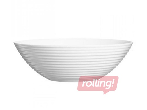 Bļoda Harena, stikla, balta, Ø27cm, 3.1l