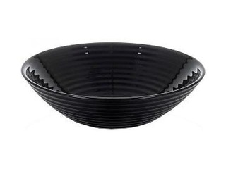 Bowl Harena, glass, black, 16cm, 450ml