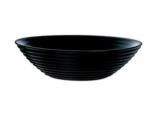 Bļoda Harena, stikla, melna, Ø27cm, 3.1l