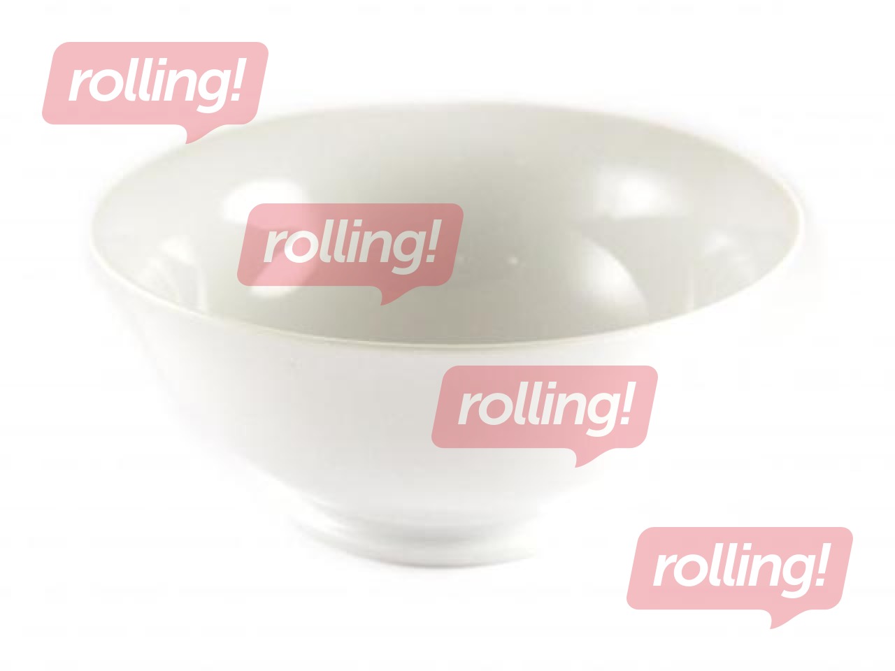 Bļoda Titan, porcelāna, balta, Ø17cm, 500ml