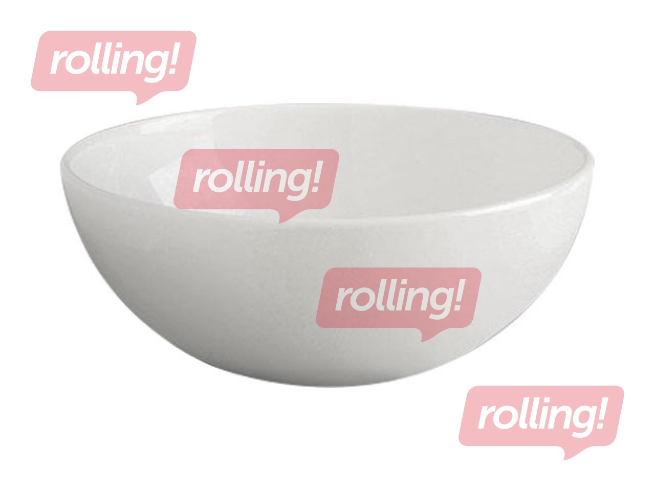 Bļoda Nano, porcelāna, balta, Ø20cm, 900ml