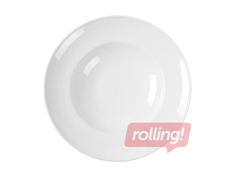 Šķīvis Bianco, pastai, balts, 26cm