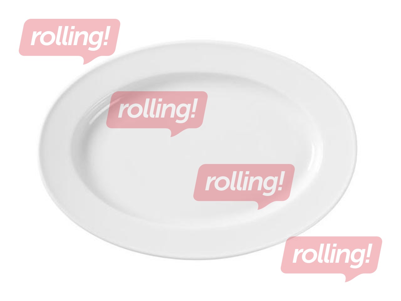 Тарелка Bianco, овальная, белая, 29x20см