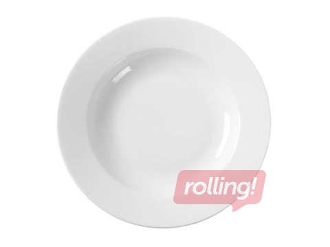 Тарелка для супа Bianco, белая, 23см