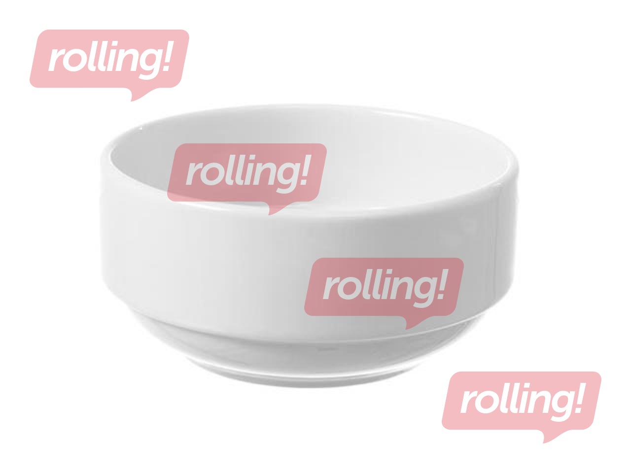 Bowl Bianco, white, 8cm, 90ml
