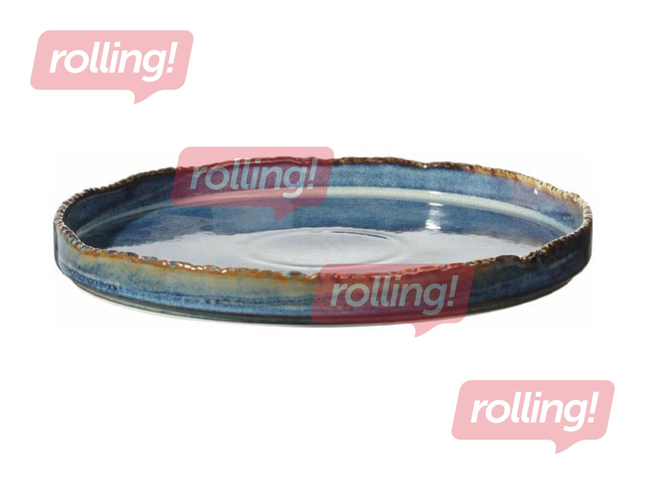 Тарелка Eminence, синяя, 21см