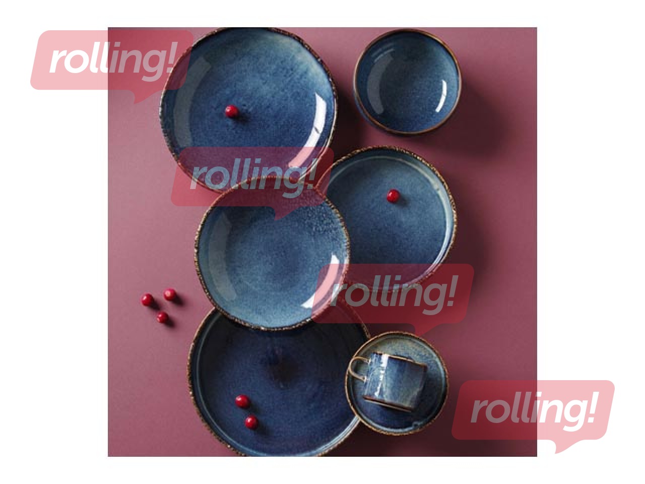 Bļoda Eminence, zila, Ø15cm, 800ml