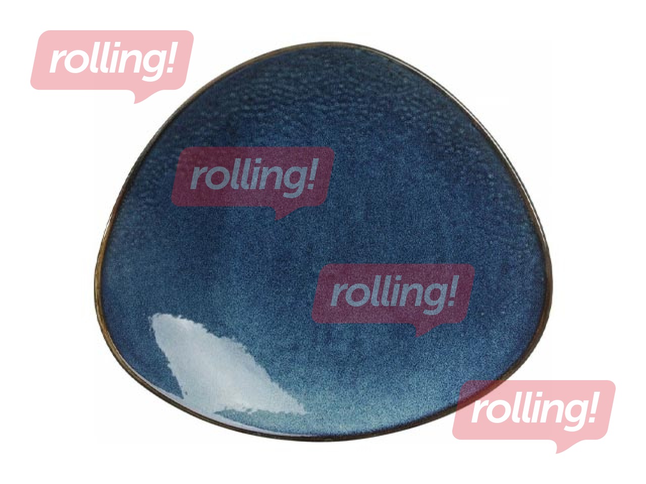 Šķīvis Eminence, deserta, zils, 22cm