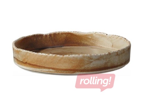 Plate with High Rim Constancy, Beige, 25cm