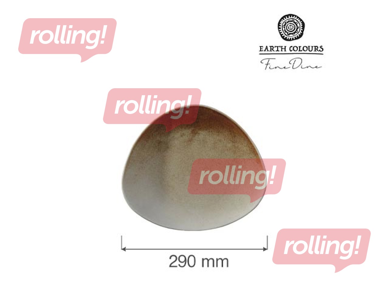 Šķīvis Constancy, uzkodām, bēšs, 29cm