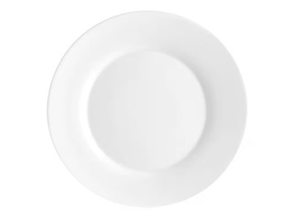 Dessert plate Lavario, opal glass, white, 20cm