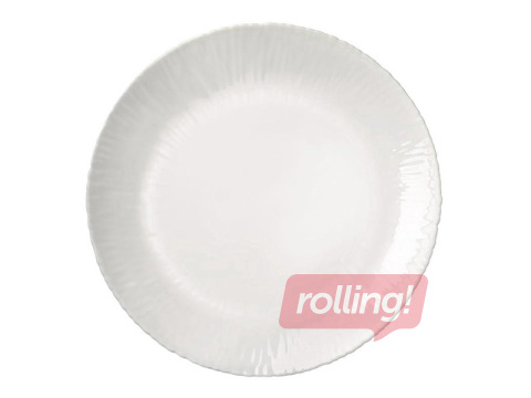 Šķīvis Bormioli Rocco, Coconut, pusdienu, balts, 27cm