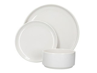 Dinner set Mikasa Camberlie, white, for 4 people