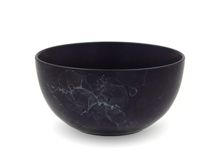 Bowl Newill, black marble, Ø14cm, 0.6l