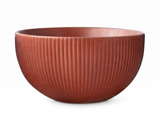 Миска Kitchisimo, керамика, коричневая, Ø15xh7.5см, 710мл