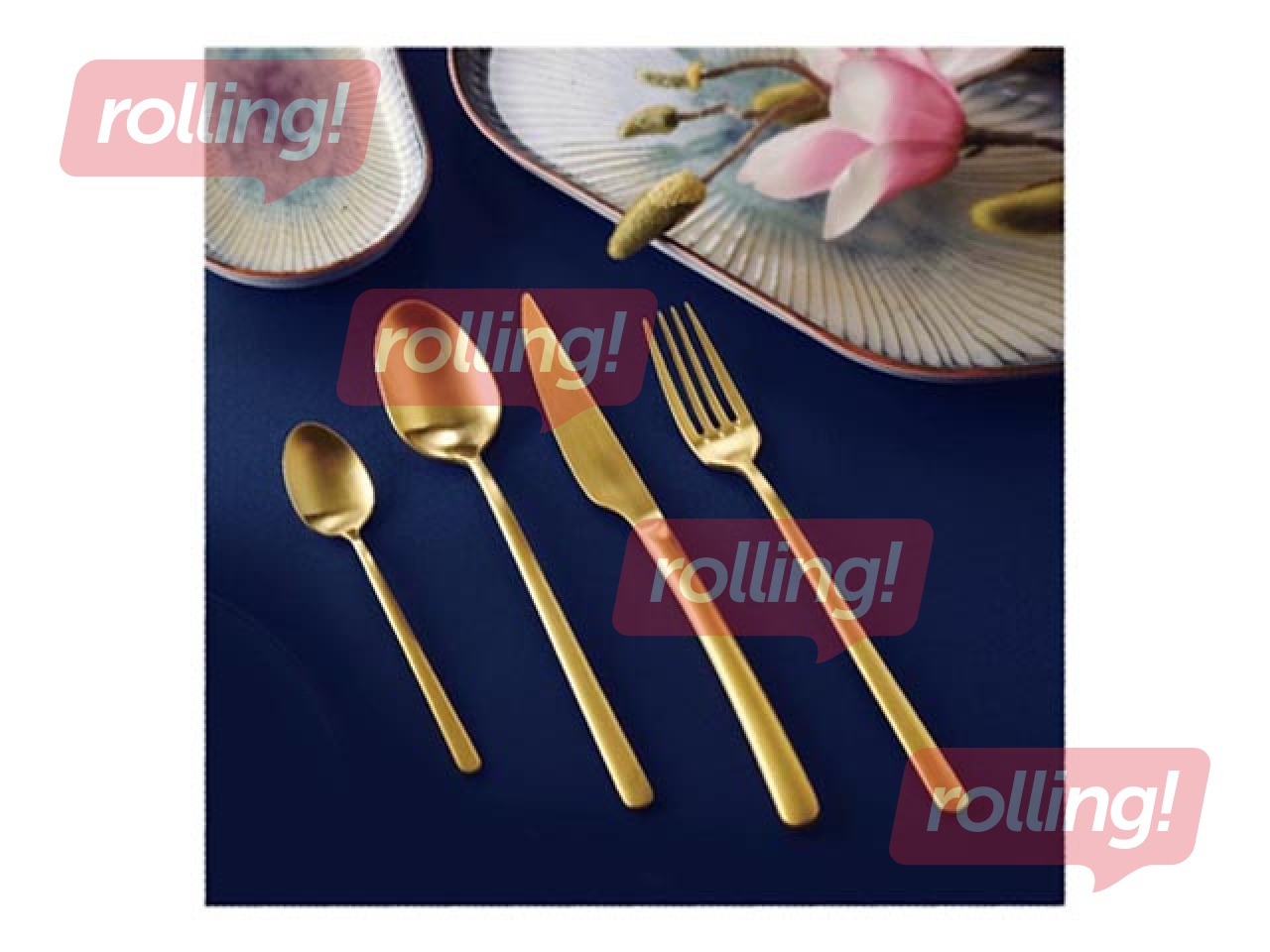 Table knife Amarone, gold