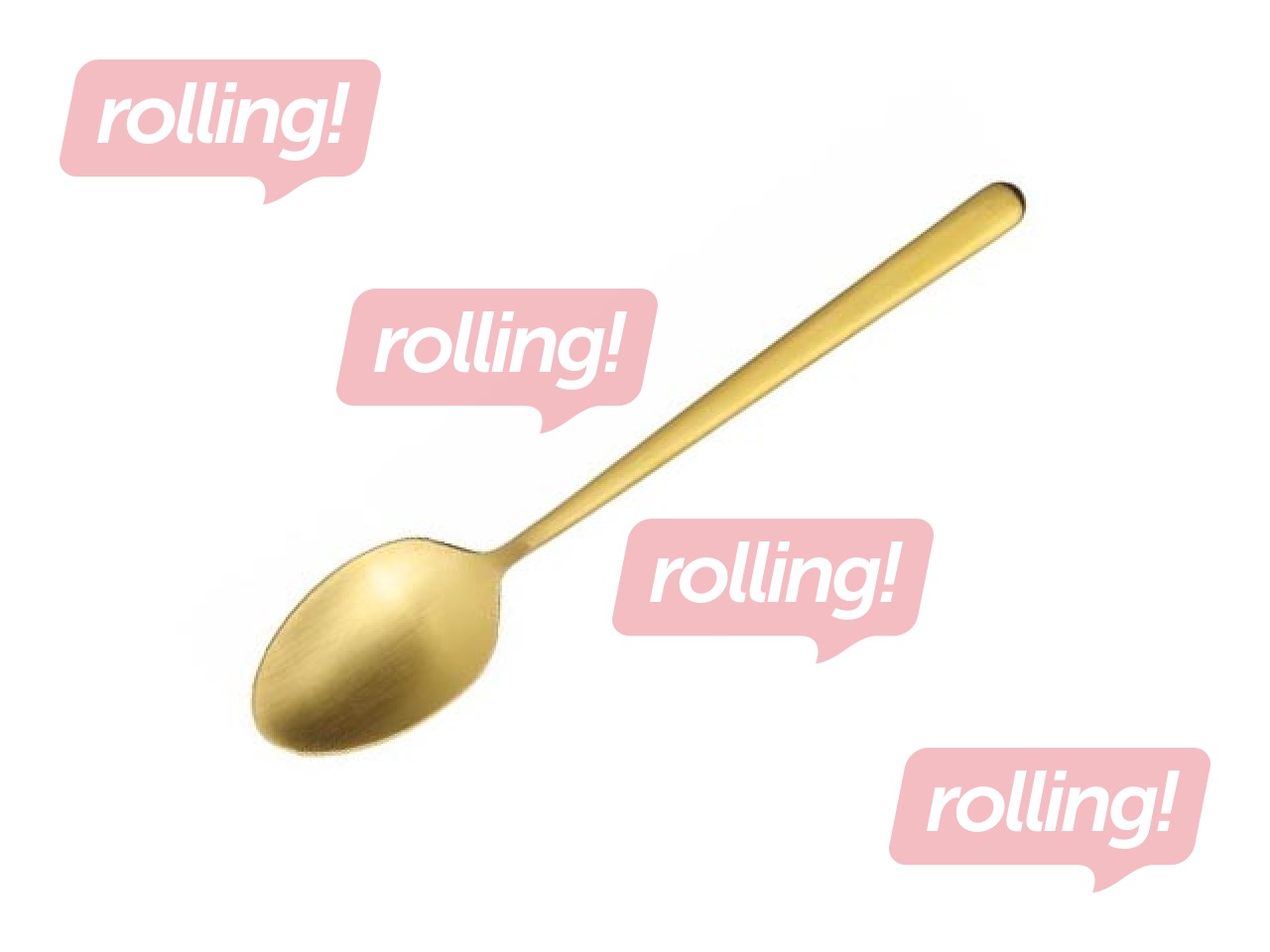 Mokka spoon Amarone, gold