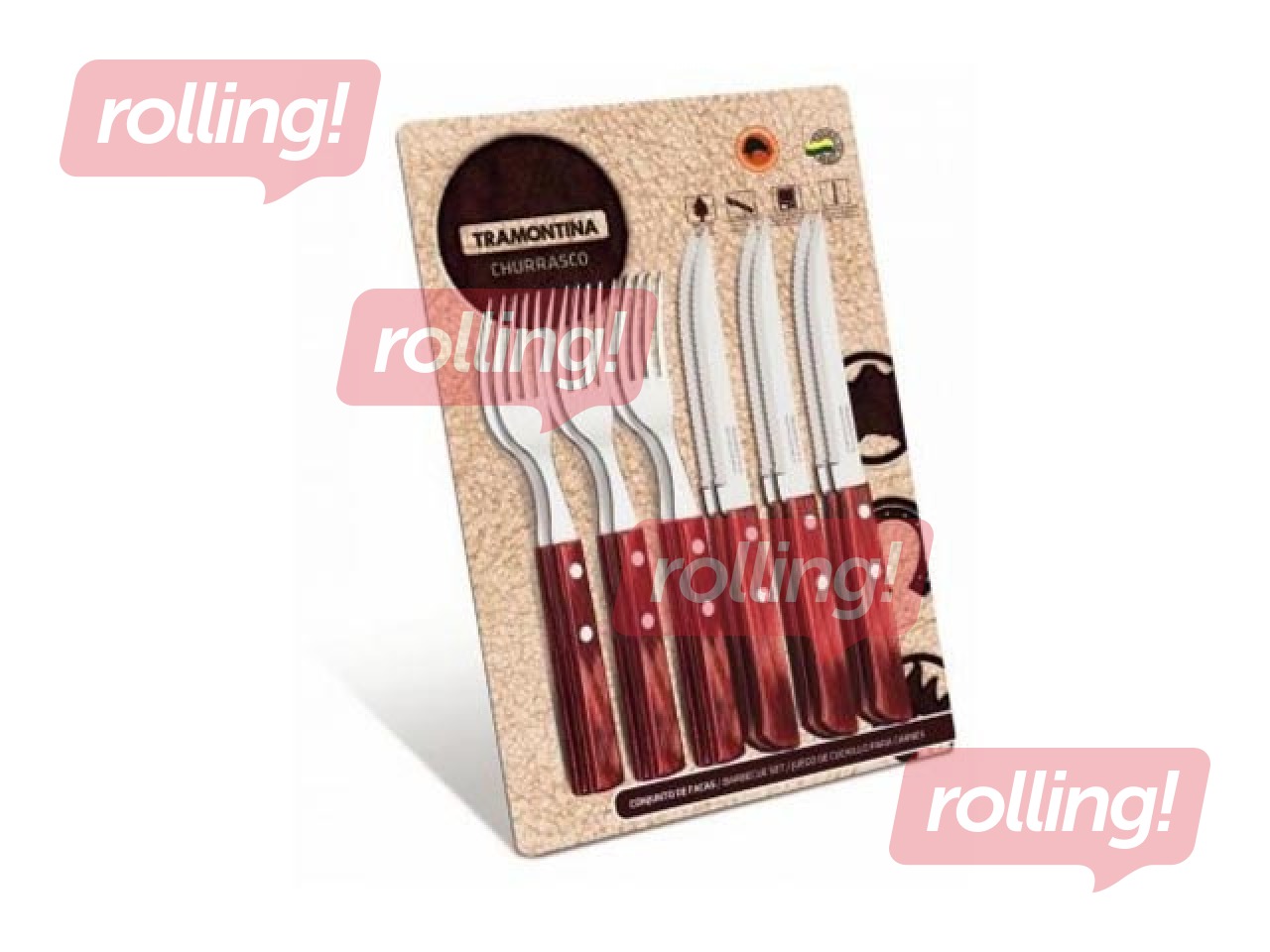 Cutlery Set Polywood, Tramontina, 12 pcs./6 persons