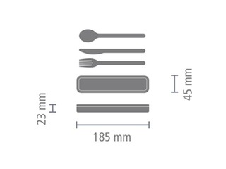 Cutlery set Make&Take, 1 person, 3 pcs.