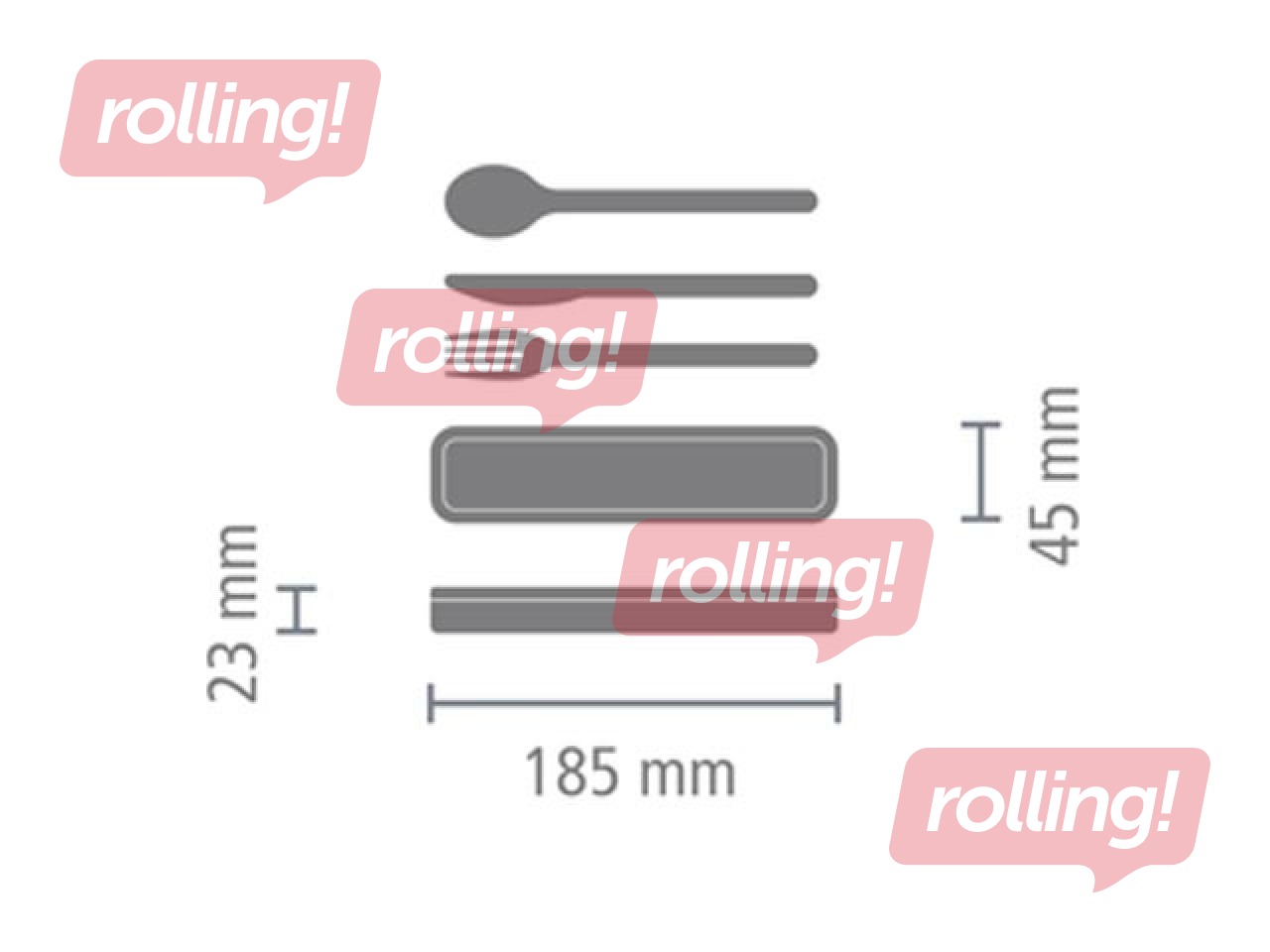 Cutlery set Make&Take, 1 person, 3 pcs.