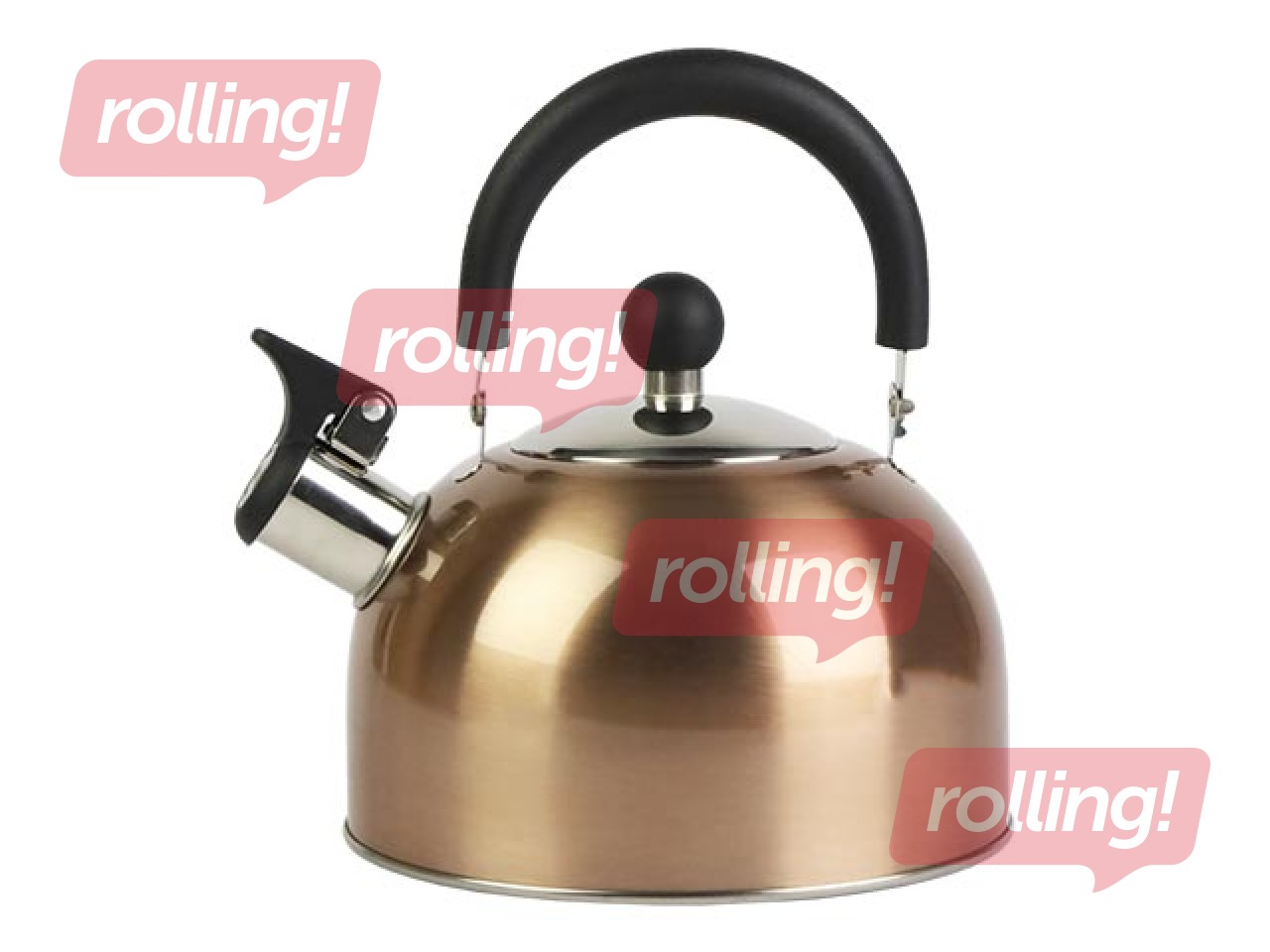 Tējkanna Prymus-AGD, ar svilpi, nerūsējoša tērauda, 2l