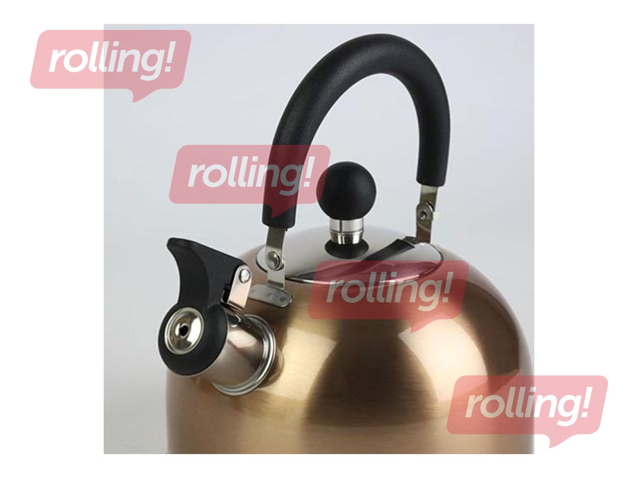 Tējkanna Prymus-AGD, ar svilpi, nerūsējoša tērauda, 2l