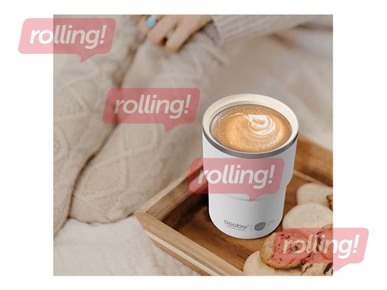 Термокружка Asobu Coffee Express, 360 мл, белый